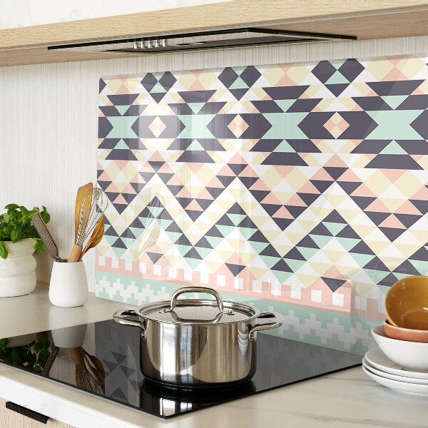 Tabla de cocina Motivo geométrico en colores pastel