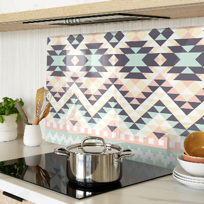 Tabla de cocina Motivo geométrico en colores pastel