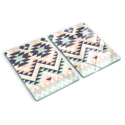 Tabla de cocina Motivo geométrico en colores pastel