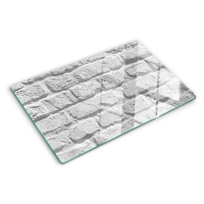 Szklana deska kuchenna Mur z cegieł