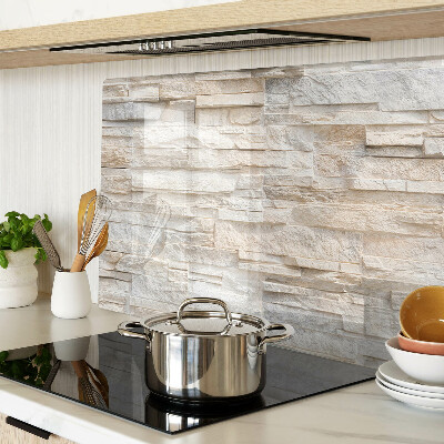 Tabla de cortar de cristal Piedra natural en tonos beige