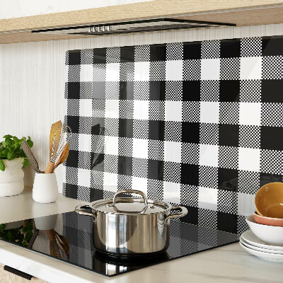 Tabla de cortar de cristal Motivo de cuadros