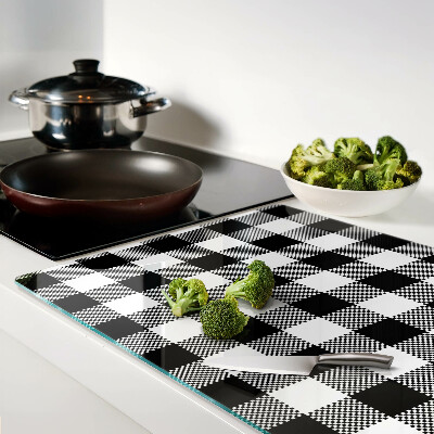 Tabla de cortar de cristal Motivo de cuadros