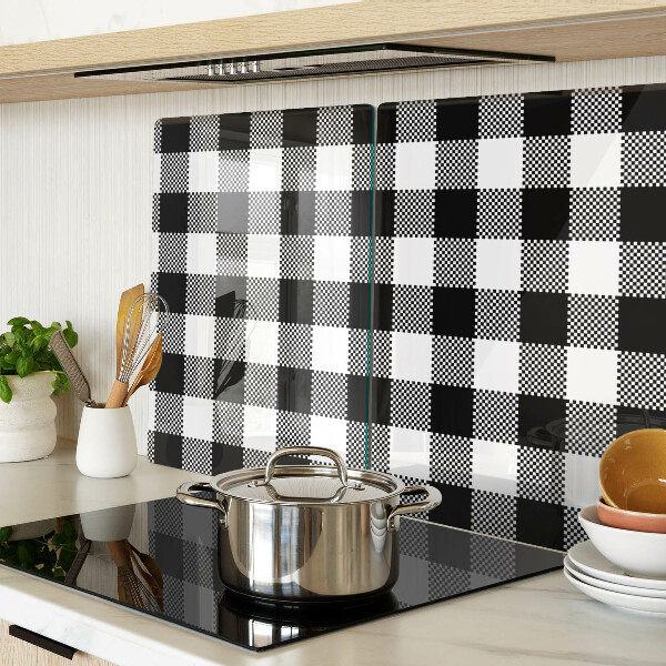 Tabla de cortar de cristal Motivo de cuadros