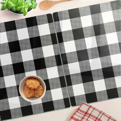 Tabla de cortar de cristal Motivo de cuadros