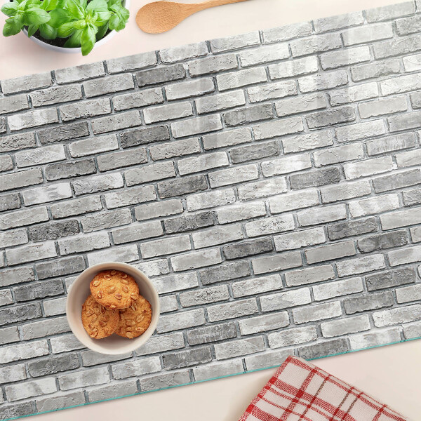 Tabla de cortar pared de ladrillos