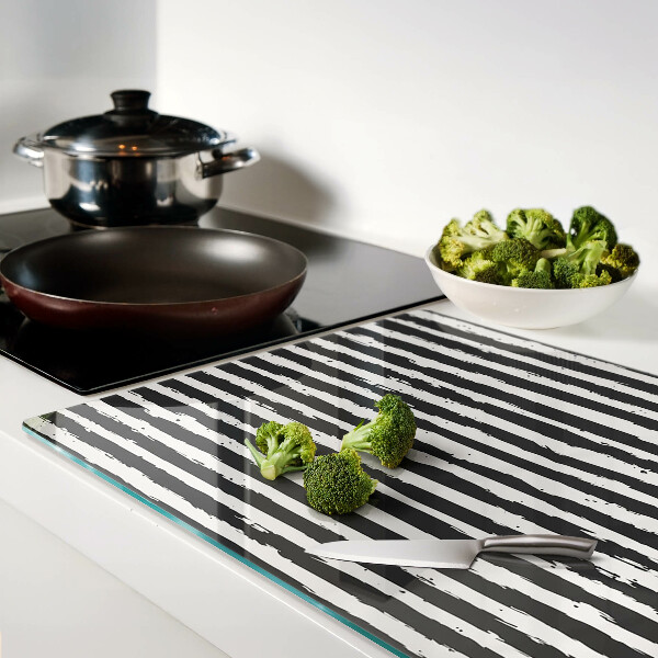 Tabla de cortar de cristal Rayas estilo grafiti