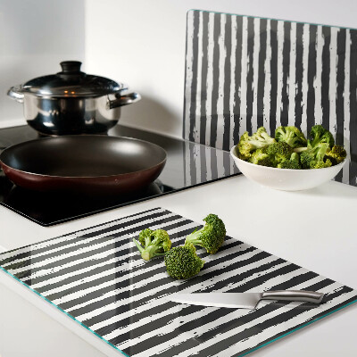 Tabla de cortar de cristal Rayas estilo grafiti