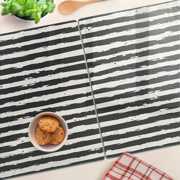 Tabla de cortar de cristal Rayas estilo grafiti