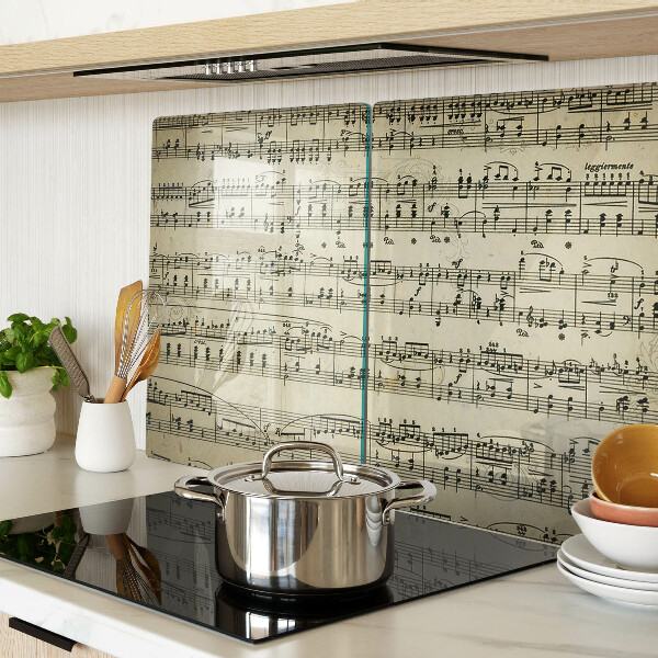 Tabla de cocina Notación musical