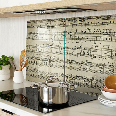 Tabla de cocina Notación musical