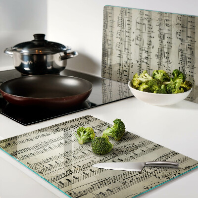 Tabla de cocina Notación musical