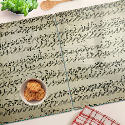 Tabla de cocina Notación musical