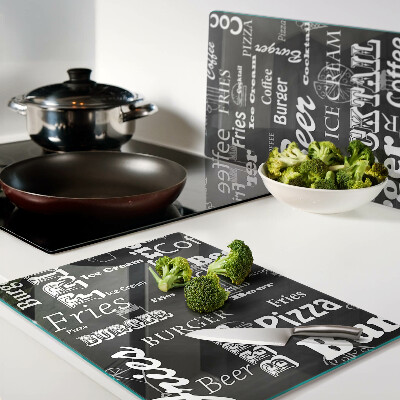 Szklana deska do krojenia Jedzenie i napoje