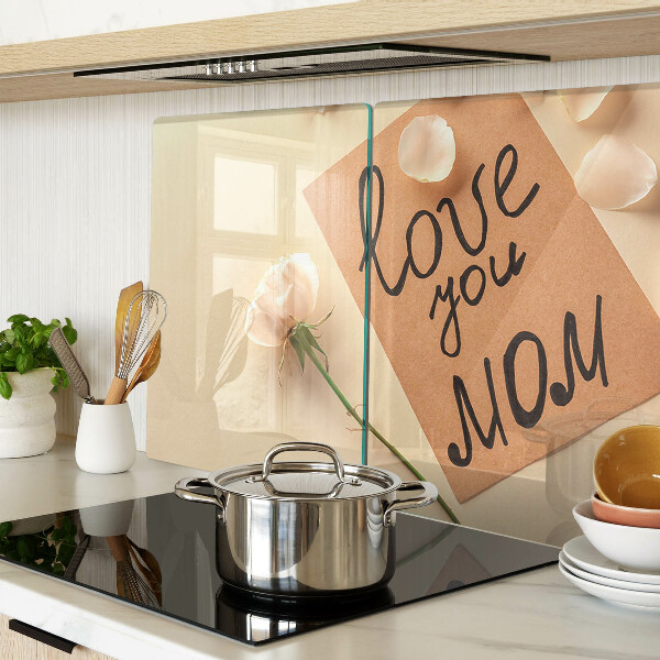 Tabla de cocina Amor y flores