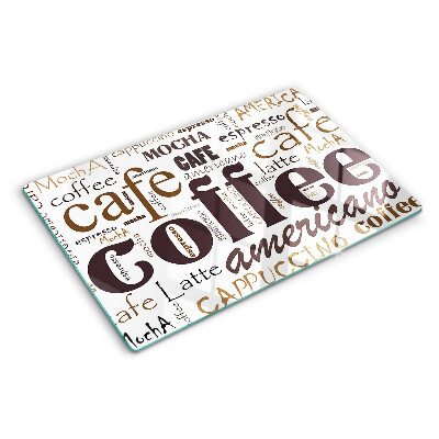 Tabla de cortar Café y bebidas de café