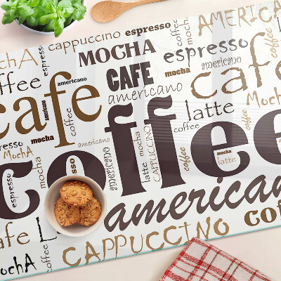 Tabla de cortar Café y bebidas de café