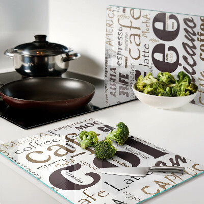 Tabla de cortar Café y bebidas de café