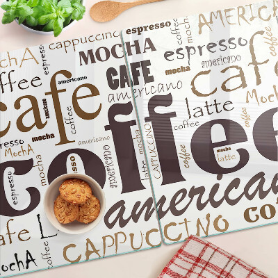 Tabla de cortar Café y bebidas de café