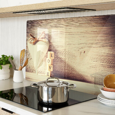 Tabla para cortar Amor y corazón