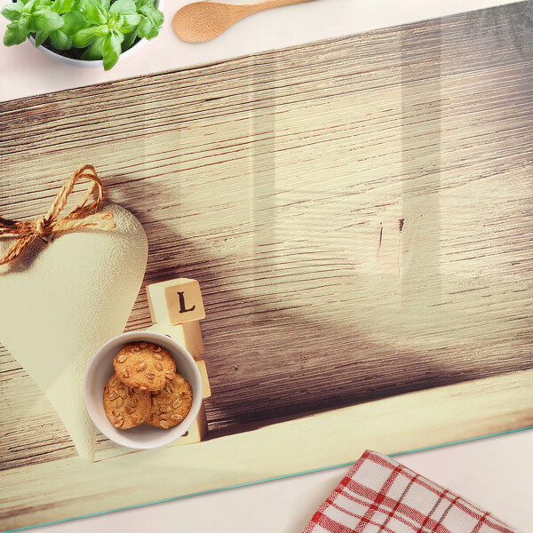 Tabla para cortar Amor y corazón