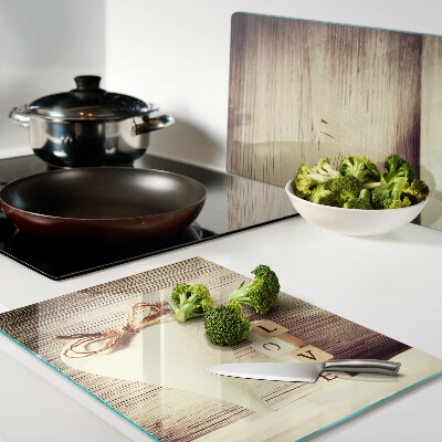 Tabla para cortar Amor y corazón