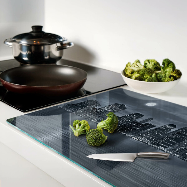 Szklana deska do krojenia Panorama nocnego miasta