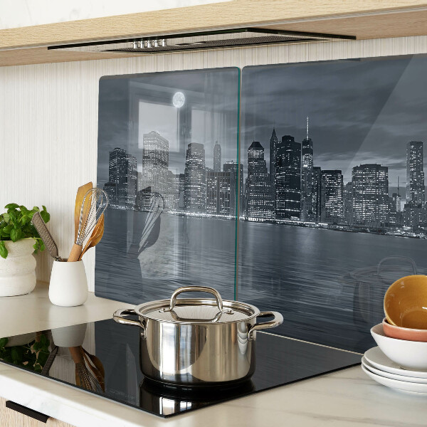 Tabla de cocina Panorama de la ciudad nocturna