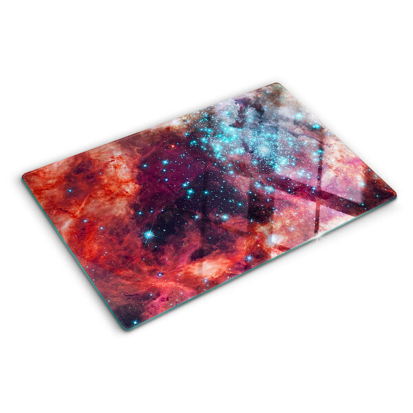 Tabla de cortar Paisaje cósmico con estrellas