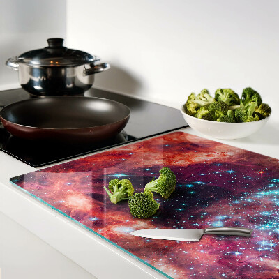 Tabla de cortar Paisaje cósmico con estrellas