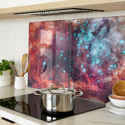 Tabla de cortar Paisaje cósmico con estrellas