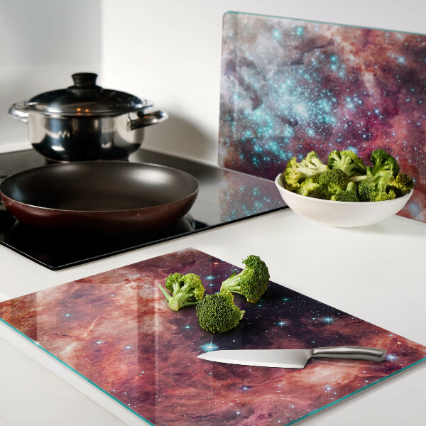 Tabla de cortar Paisaje cósmico con estrellas