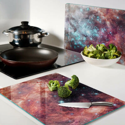 Tabla de cortar Paisaje cósmico con estrellas