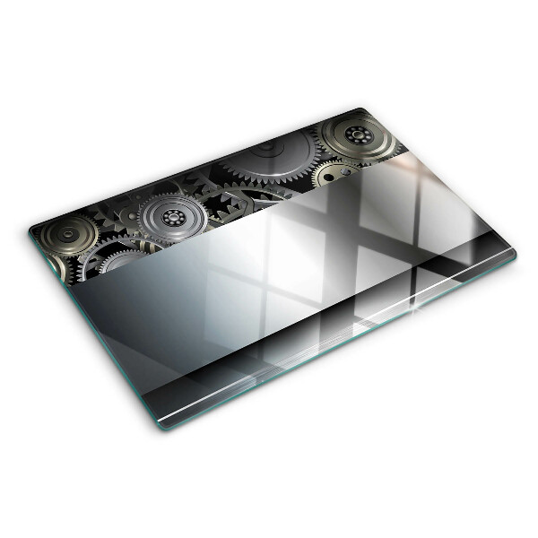 Tabla para cortar Engranajes mecánicos y superficies metálicas