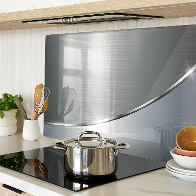 Tabla de cortar de cristal Brillo metálico con reflejos.