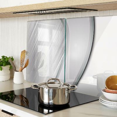 Szklana deska do krojenia Abstrakcyjny wzór falisty