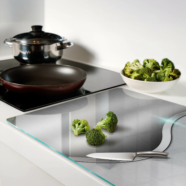 Tabla de cocina Diseño moderno con una ola.