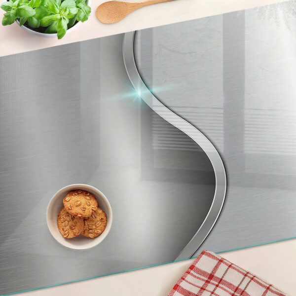 Tabla de cocina Diseño moderno con una ola.