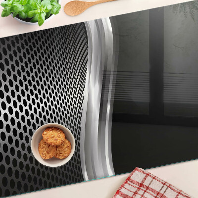 Tabla de cocina Patrón futurista con ondas