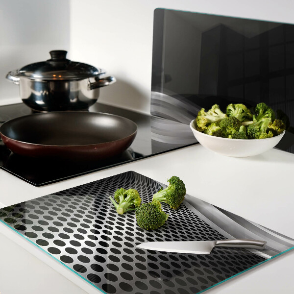 Tabla de cocina Patrón futurista con ondas