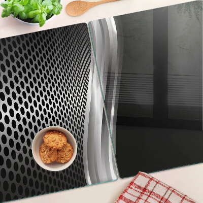 Tabla de cocina Patrón futurista con ondas