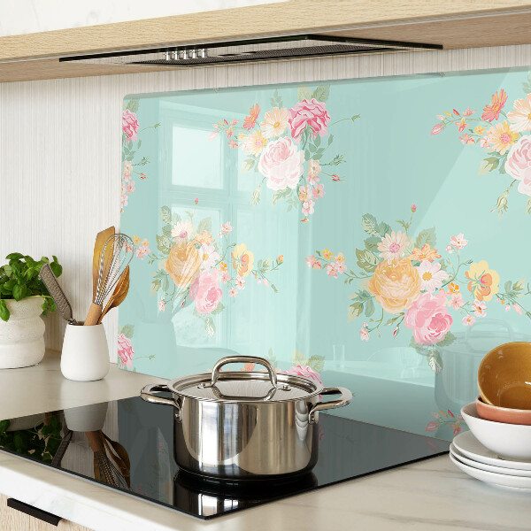 Tabla de cortar Patrón floral en colores pastel