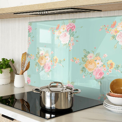 Tabla de cortar Patrón floral en colores pastel