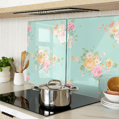 Tabla de cortar Patrón floral en colores pastel