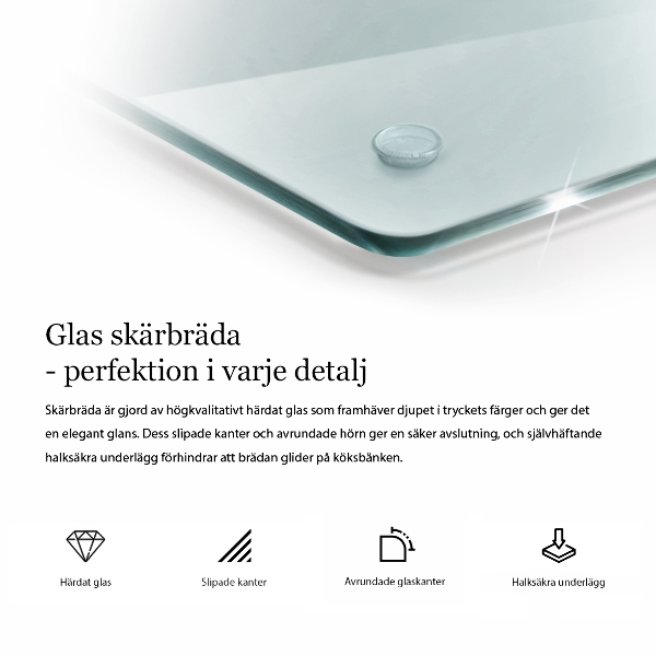 Deska do krojenia transparentna podwójna