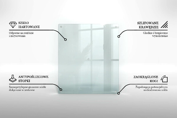 Deska do krojenia transparentna prostokątna