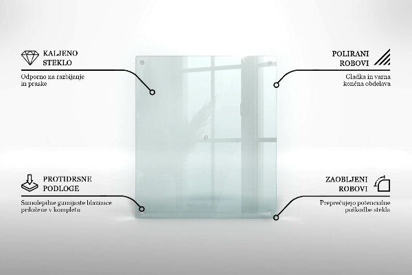 Deska do krojenia transparentna prostokątna