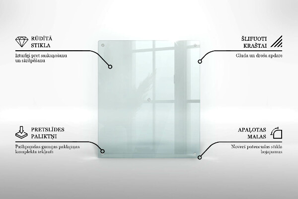 Tabla de cortar transparente