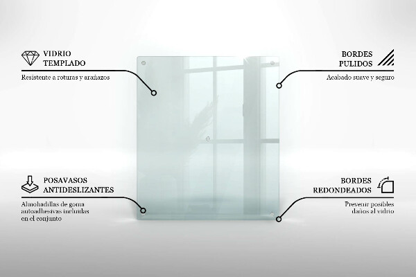 Tabla de cortar transparente