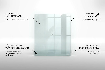 Tabla de cortar transparente